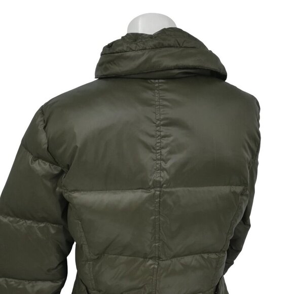 Steve by Searle Army Green Down Puffer Coat Jacket Size M Pockets Winter Snow - Picture 11 of 13